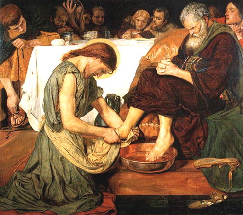 弟子の足を洗うキリスト