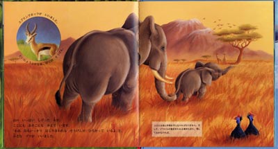 『だいじょうぶかなあ　森や海』中ページ