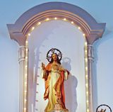 聖堂内　み心のイエス像