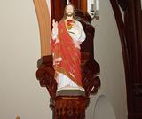 聖堂内 み心のイエス像