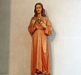 聖堂内 み心のイエス像